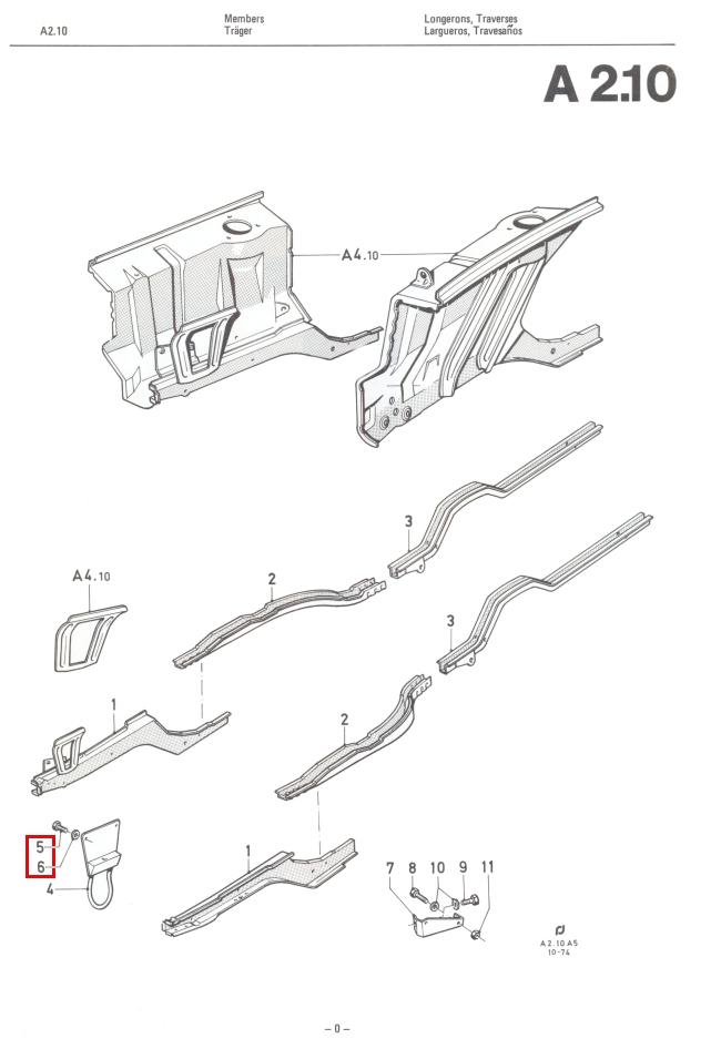 Mk2 Front Tow Hook Bolts & Washers (SS) £2.75