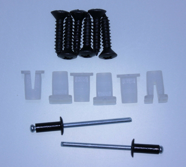 Mk2 Escort C Pillar Clip, Screw & Rivet Sett £7.99