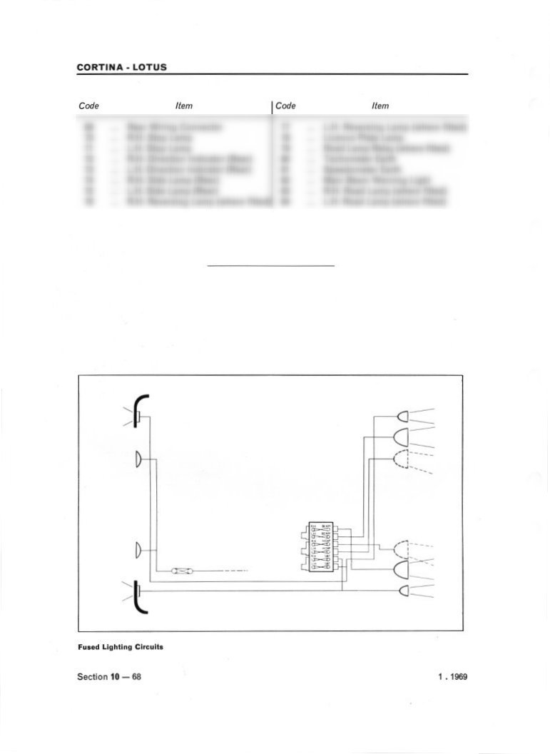 Full A3 Fold Out Wiring Diagrams Mk2 Lotus Cortina Free Uk