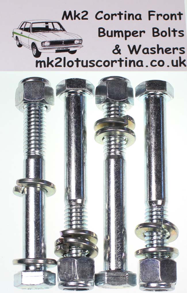 Mk2 Cortina Front Bumper Iron Bolts Gt Lotus Savage 1600e
