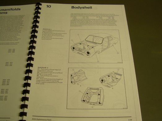 Mk1 Escort AVO Performance Parts Manuual £16.99