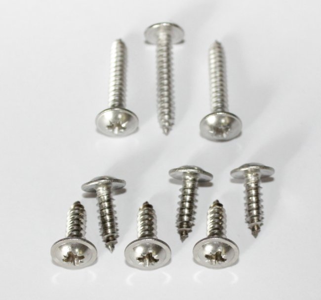 Mk1 Escort Grille Screws Stainless Steel