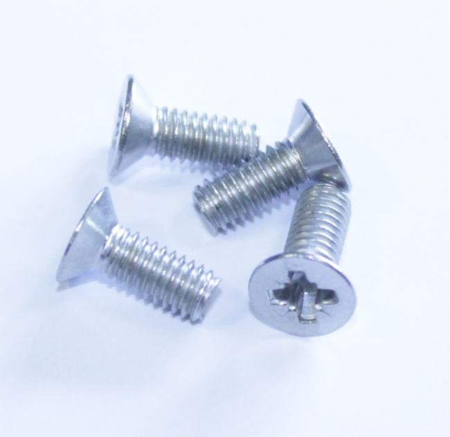 Striker Plate Rubber Screws Stainless Steel x 4 Stainless Steel