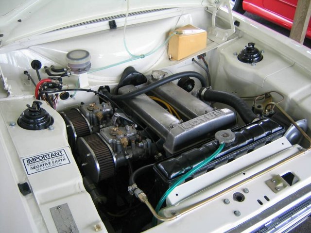 Mk1 Escort Lotus Twin Cam Engine Top View # 2