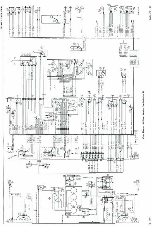 Mk1 Escort Twin Cam Post 1969 Wiring Diagram