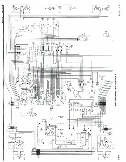 Mk1 Escort Twin Cam Pre 1969 Wiring Diagram 